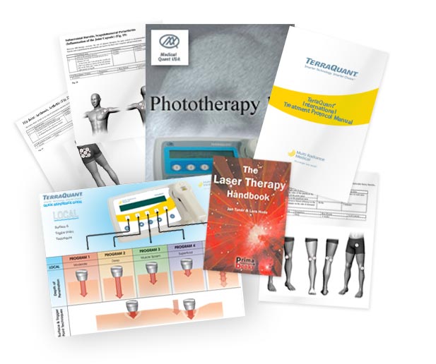 TerraQuant training materials, Phototherapy 101, the laser therapy handbook